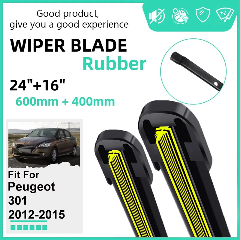 Rubber Car Wiper Blades for Peugeot 301 2012-2015 Front Windscreen Windshield Rubber Car Accessories 2012 2013 2014 2015
Rubber Car Wiper Blades for Peugeot 301 2012-2015 Front Windscreen Windshield Rubber Car Accessories 2012 2013 2014 2015