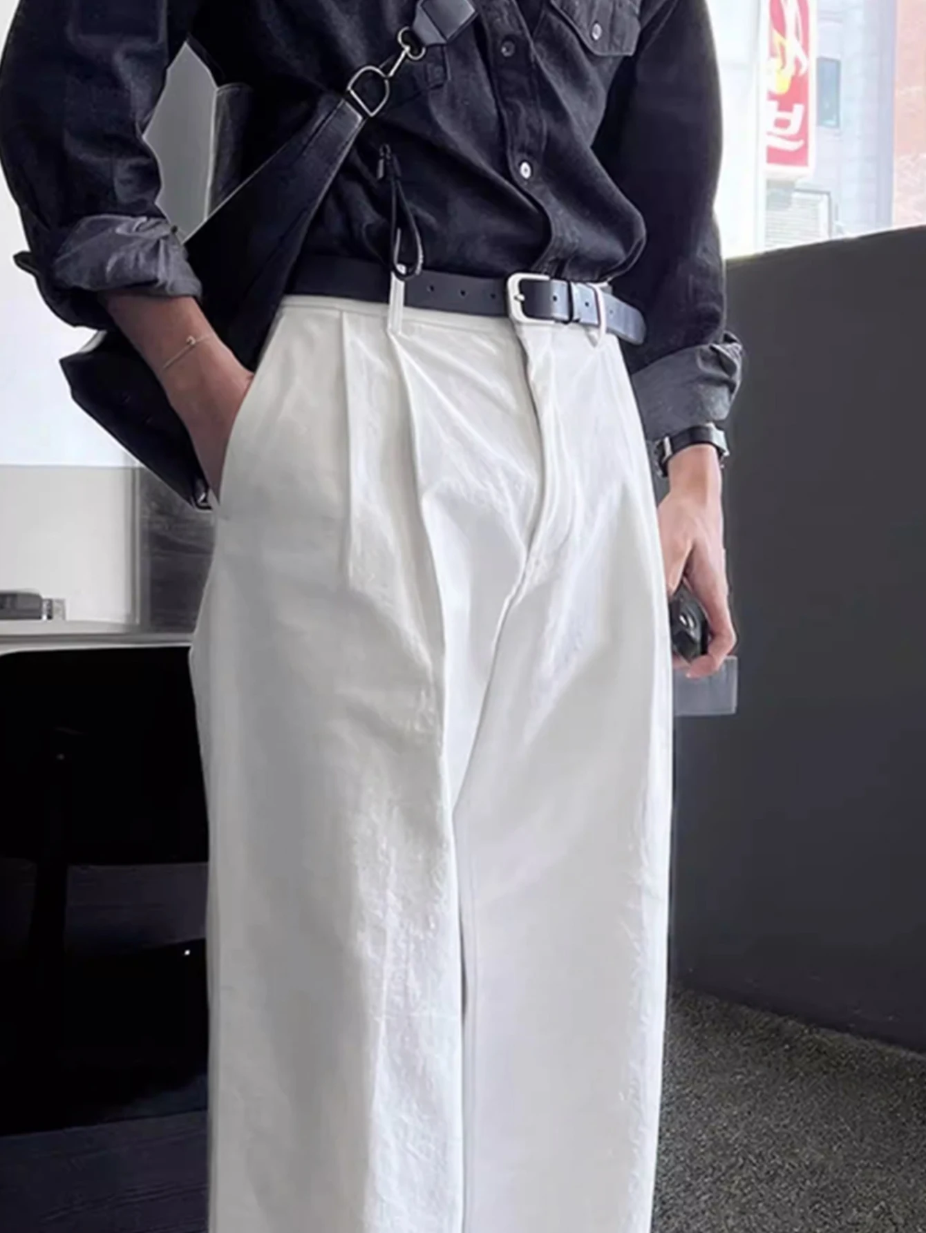 Loose Straight Cut Men Pants Daily Casual & Formal Suit Trousers Without Belt
Loose Straight Cut Men Pants Daily Casual & Formal Suit Trousers Without Belt