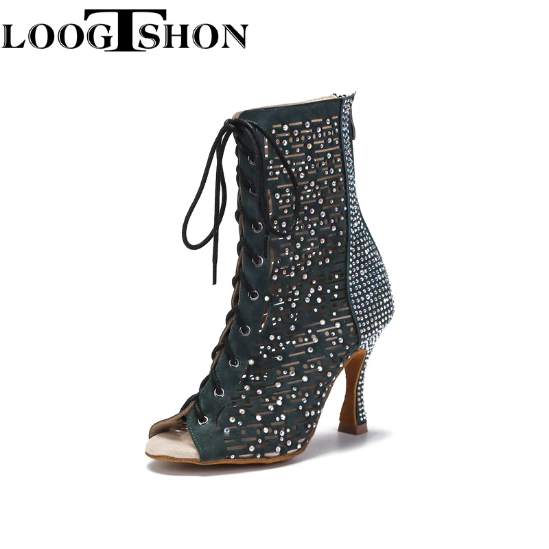 Loogtshon salsa dance shoes woman Latin woman dance shoes shoes for women Long Boots Hollow Diamond Shoes Black Dance Heel High
Loogtshon salsa dance shoes woman Latin woman dance shoes shoes for women Long Boots Hollow Diamond Shoes Black Dance Heel High