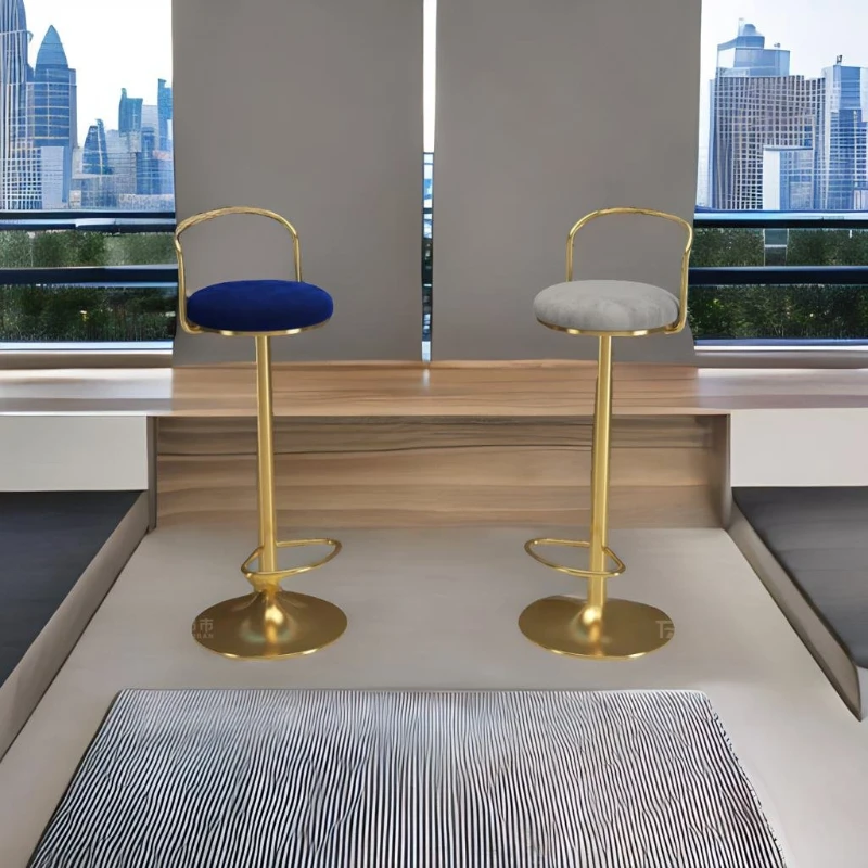 Backrest Chair Comfortable Velvet Swivel Luxury Bar Banks Stools Chairs Kitchen Counter Modern Beauty Salon Taburetes De Bar
Backrest Chair Comfortable Velvet Swivel Luxury Bar Banks Stools Chairs Kitchen Counter Modern Beauty Salon Taburetes De Bar