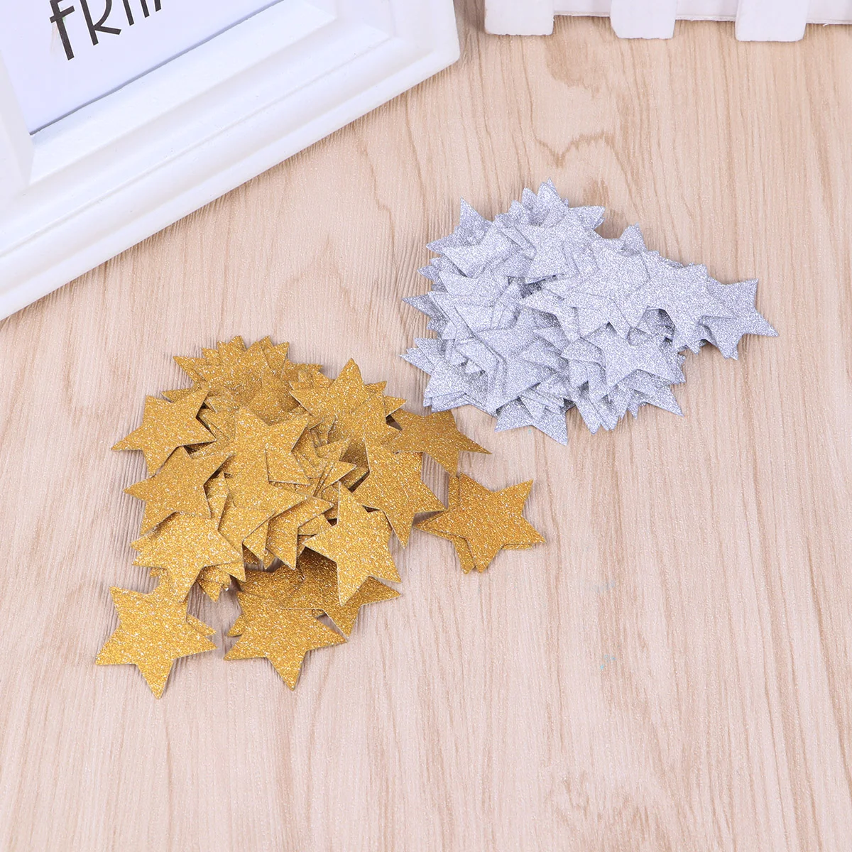 100 Pcs Wedding Ceremony Decorations Confetti Decorate Birthday Glitter Silver Star Bride
100 Pcs Wedding Ceremony Decorations Confetti Decorate Birthday Glitter Silver Star Bride