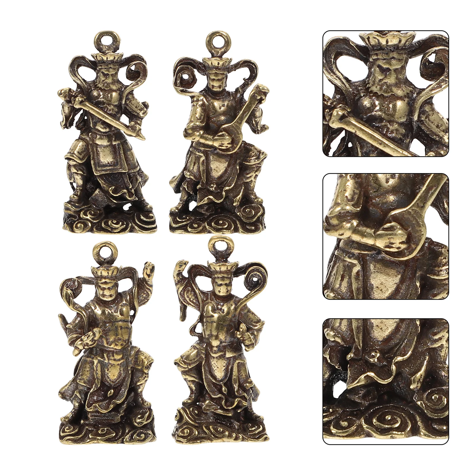 4pcs Copper Decor Buddha Statue Pendant Key Chain Diy Craft Home Shop Decoration Gift Pure Copper Feng Shui Ornament
4pcs Copper Decor Buddha Statue Pendant Key Chain Diy Craft Home Shop Decoration Gift Pure Copper Feng Shui Ornament