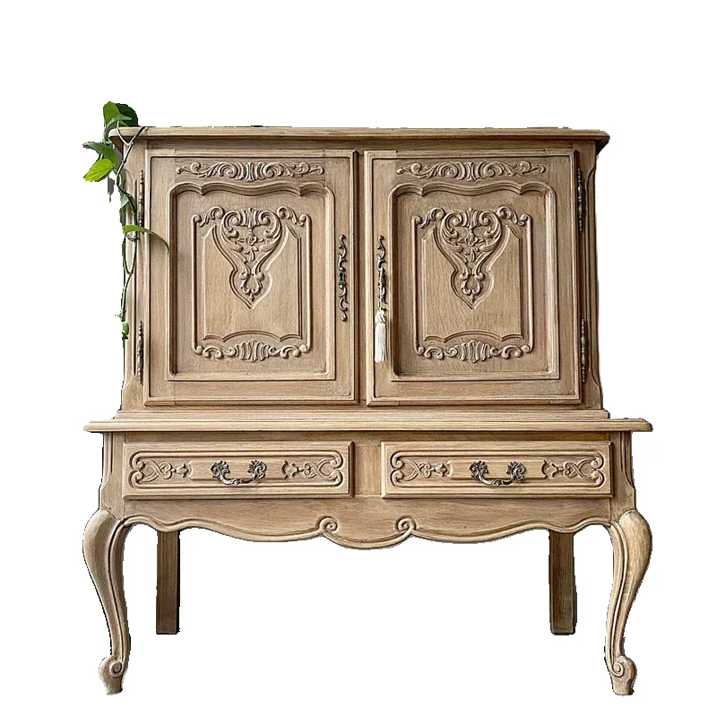 ls 42American rural solid wood dining side cabinet retro old guest restaurant storage wine cabinet can be customized
ls 42American rural solid wood dining side cabinet retro old guest restaurant storage wine cabinet can be customized