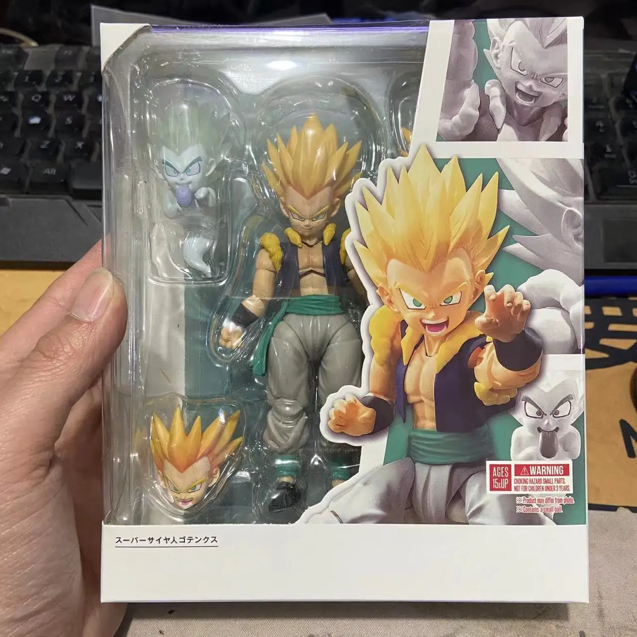 Аниме-фигурка Dragon Ball Super Saiyan Gotenks, коллекционная, подвижная, для декора рабочего стола, украшение, игрушка, подарок для фанатов
Аниме-фигурка Dragon Ball Super Saiyan Gotenks, коллекционная, подвижная, для декора рабочего стола, украшение, игрушка, подарок для фанатов