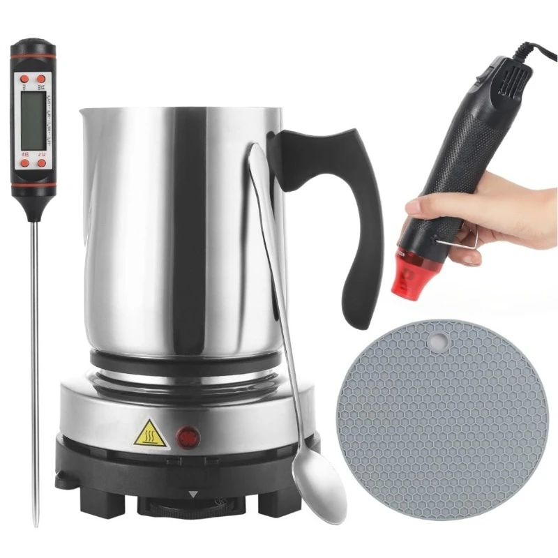 Aromatherapy Soybean Candle Making Kit Hot Wax Melter Tool Set DIY Accessories Air Gun Wax Cup
Aromatherapy Soybean Candle Making Kit Hot Wax Melter Tool Set DIY Accessories Air Gun Wax Cup