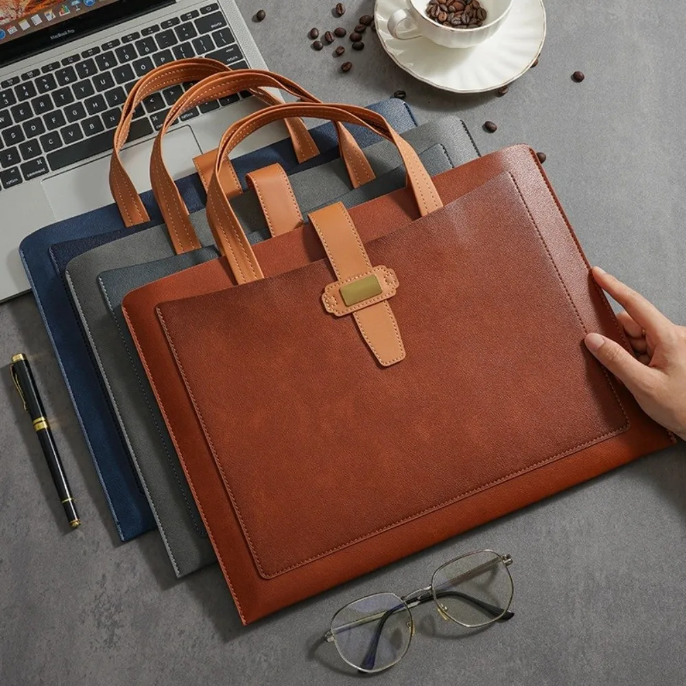 New PU File Folder Large Capacity Portable Documents Storage Bag Waterproof Simple Business Bag School Office Supplies
New PU File Folder Large Capacity Portable Documents Storage Bag Waterproof Simple Business Bag School Office Supplies