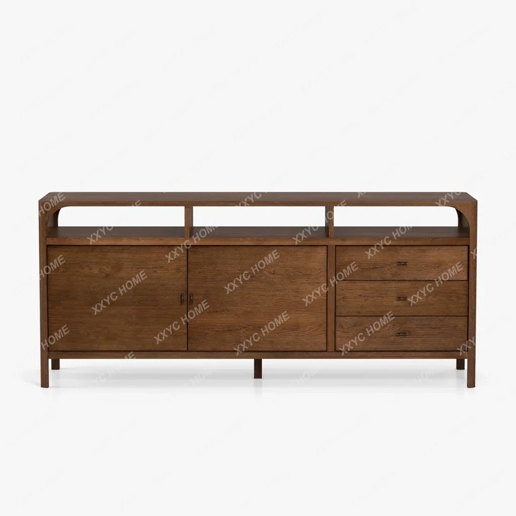 GGretro solid wood dining side cabinet, living room against the wall, multi-functional storage, storage
GGretro solid wood dining side cabinet, living room against the wall, multi-functional storage, storage
