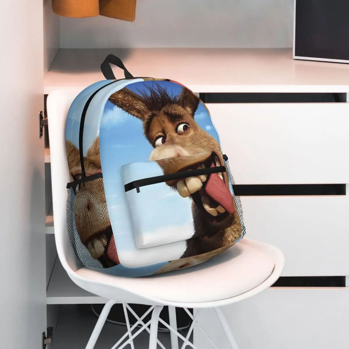 Smiling Animated Donkey Character Printed Backpack Student BookBag Children School Bag Laptop Shoulder Bags for Men Women
Smiling Animated Donkey Character Printed Backpack Student BookBag Children School Bag Laptop Shoulder Bags for Men Women