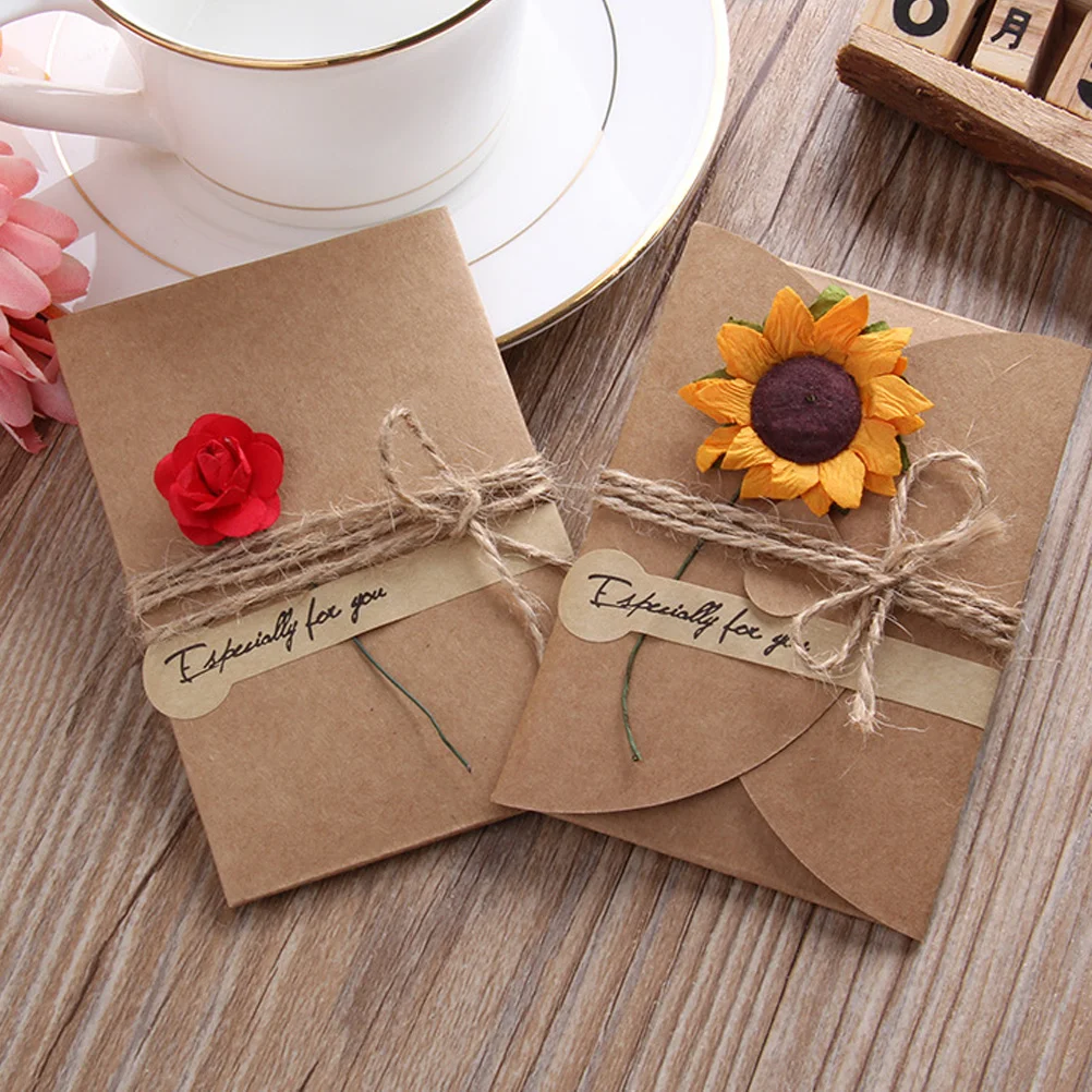 12pcs Card Set Vintage Floral Cards Envelopes Included Kraft Paper Blank Note Handmade Blessings
12pcs Card Set Vintage Floral Cards Envelopes Included Kraft Paper Blank Note Handmade Blessings