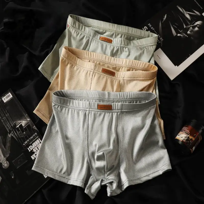 3 pcs Boxer Shorts Men's Ice Silk Underwear Sexy Thin Panties Breathable Male Underpants U Convex Lingerie Wholesale
3 pcs Boxer Shorts Men's Ice Silk Underwear Sexy Thin Panties Breathable Male Underpants U Convex Lingerie Wholesale