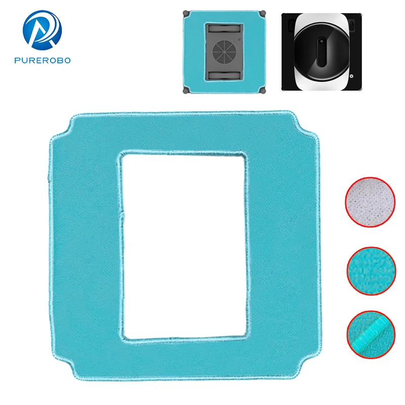 Window Cleaning Robot Mop Blue& Gray Cloth Square Clean Wipes Window Cleaner Accessories For Purerobo W-S3 W-S8S W-S3S Robot
Window Cleaning Robot Mop Blue& Gray Cloth Square Clean Wipes Window Cleaner Accessories For Purerobo W-S3 W-S8S W-S3S Robot
