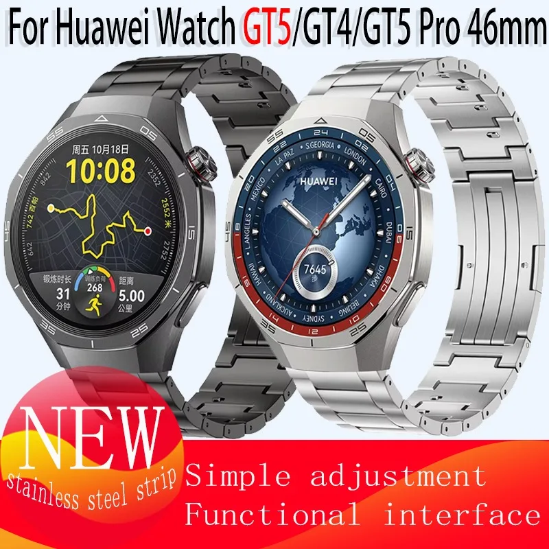 20mm 22mm Stainless steel Strap for Huawei Watch GT5 Pro 46mm Metal Replaceable Watchband for Huawei Watch 4 3 Pro/GT5/GT4 46mm
20mm 22mm Stainless steel Strap for Huawei Watch GT5 Pro 46mm Metal Replaceable Watchband for Huawei Watch 4 3 Pro/GT5/GT4 46mm