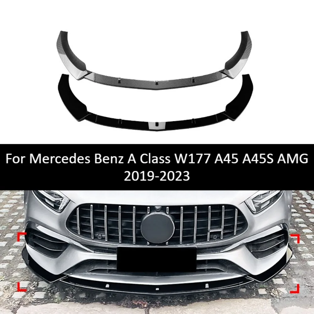 Front Bumper Lip Splitter For Mercedes Benz A Class W177 A45 A45S AMG 2019-2023 Pre LCI Spoiler Body Kit Exterior Trim Accessory
Front Bumper Lip Splitter For Mercedes Benz A Class W177 A45 A45S AMG 2019-2023 Pre LCI Spoiler Body Kit Exterior Trim Accessory