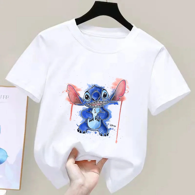 Disney Kawaii Lilo Stitch Funny Cartoon T Shirt Kids Stitch Cute Manga T-shirt Y2k Graphic Tshirt Streetwear Top Tees Female
Disney Kawaii Lilo Stitch Funny Cartoon T Shirt Kids Stitch Cute Manga T-shirt Y2k Graphic Tshirt Streetwear Top Tees Female