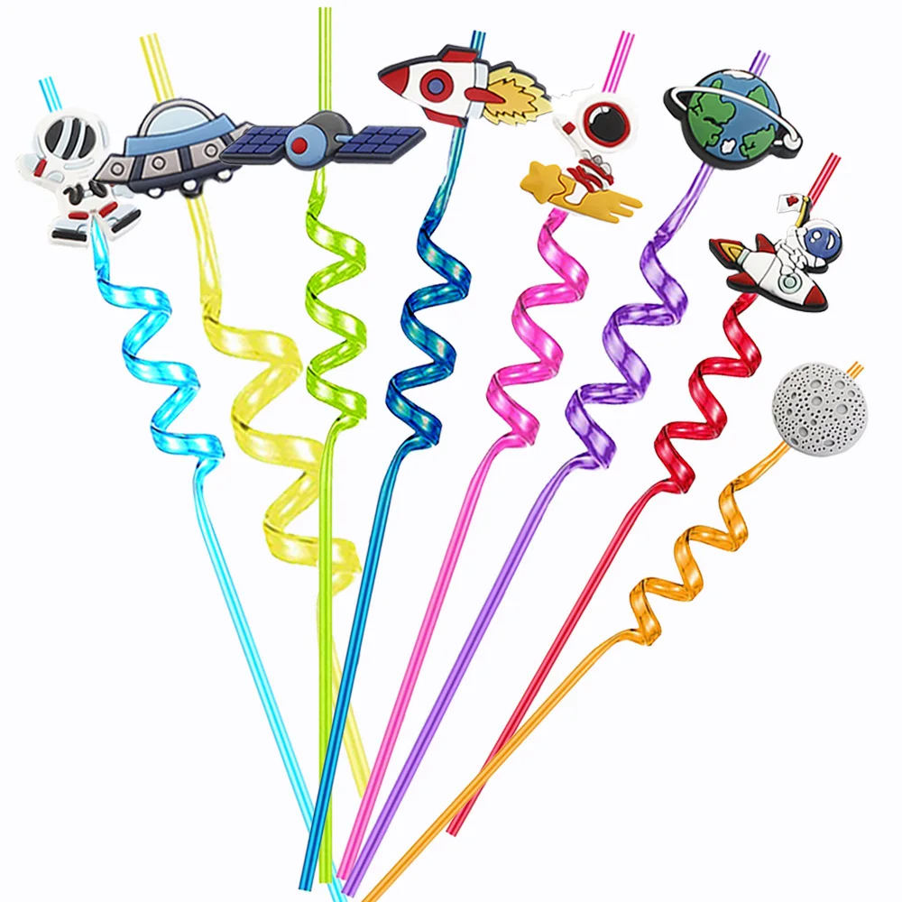 Outer Space Reusable Straws Drinking Space Theme Kids Birthday Party Planets Rocket Spaceship Astronaut Satellite Planet
Outer Space Reusable Straws Drinking Space Theme Kids Birthday Party Planets Rocket Spaceship Astronaut Satellite Planet