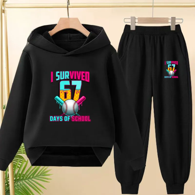 Kids Six Seven Number Surviveo Tracksuit Fashion Clothes Hoodie+Pants Boy Girl Toddler 3-12Yrs Coat Charming Leisure Jogging Set
Kids Six Seven Number Surviveo Tracksuit Fashion Clothes Hoodie+Pants Boy Girl Toddler 3-12Yrs Coat Charming Leisure Jogging Set