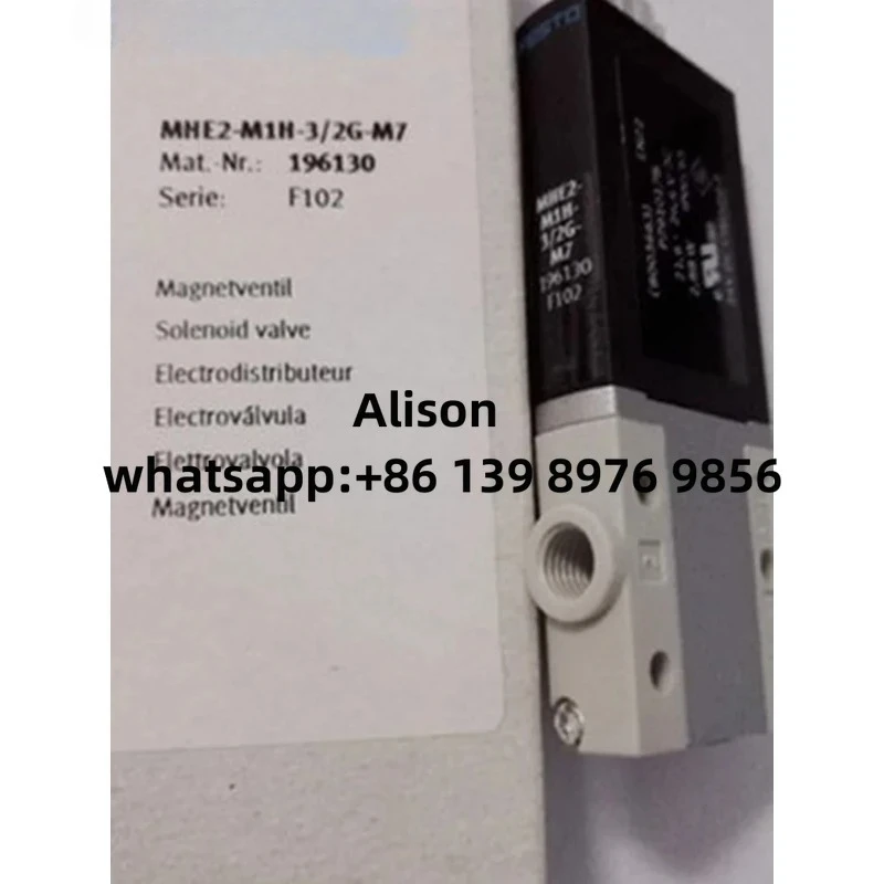 Original Solenoid Valve MHE3-MS1H-3/2G-1/8-K 525149 MHE3-M1H-3/2G-1/8 525146 MHE3-M1H-3/2O-1/8 525166 MHE3-M1H-3/2O-QS-6 525170
Original Solenoid Valve MHE3-MS1H-3/2G-1/8-K 525149 MHE3-M1H-3/2G-1/8 525146 MHE3-M1H-3/2O-1/8 525166 MHE3-M1H-3/2O-QS-6 525170