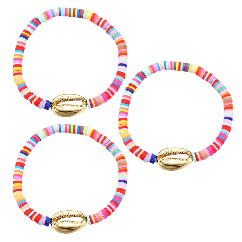 3 Pcs Bracelets Colorful Hawaii Style Leisure Jewelry Accessories Hawaii Colorful Bracelets Decorative Bright Soft
3 Pcs Bracelets Colorful Hawaii Style Leisure Jewelry Accessories Hawaii Colorful Bracelets Decorative Bright Soft