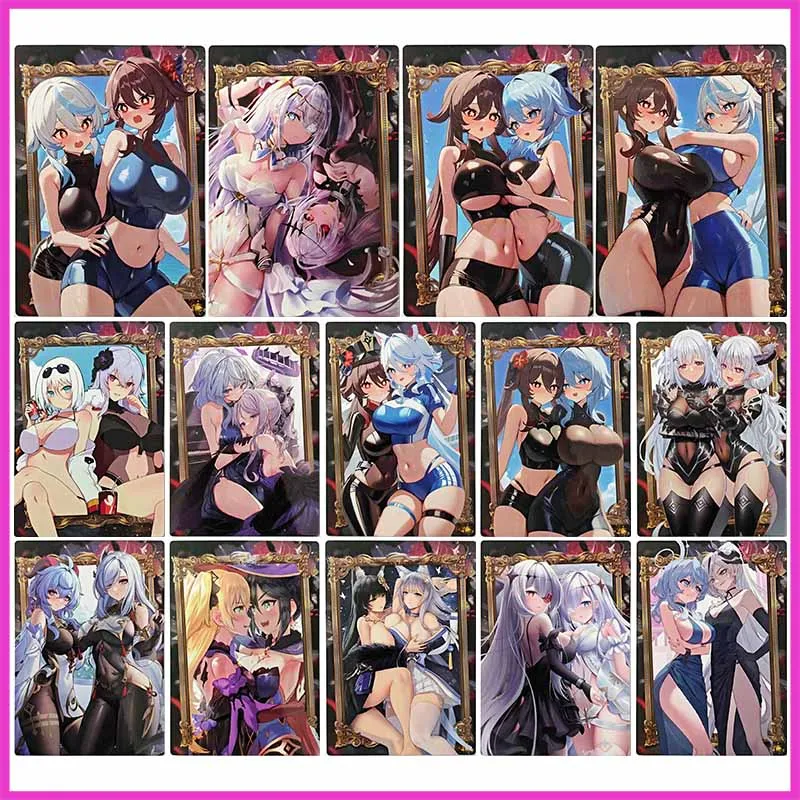 Anime Goddess Story Rare A6 Size Collectible Cards Furina Hu Tao Kamisato Ayaka Ganyu Shenhe Mona Toys for boys Birthday Present
Anime Goddess Story Rare A6 Size Collectible Cards Furina Hu Tao Kamisato Ayaka Ganyu Shenhe Mona Toys for boys Birthday Present