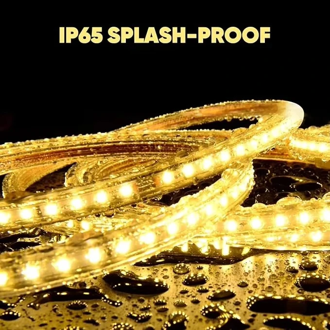 Super Bright 422LM/M Rope Light 110-120V IP65 Waterproof Cuttable 6x10mm ETL Listed Led Strip Light for Home Yard Garden Room
Super Bright 422LM/M Rope Light 110-120V IP65 Waterproof Cuttable 6x10mm ETL Listed Led Strip Light for Home Yard Garden Room