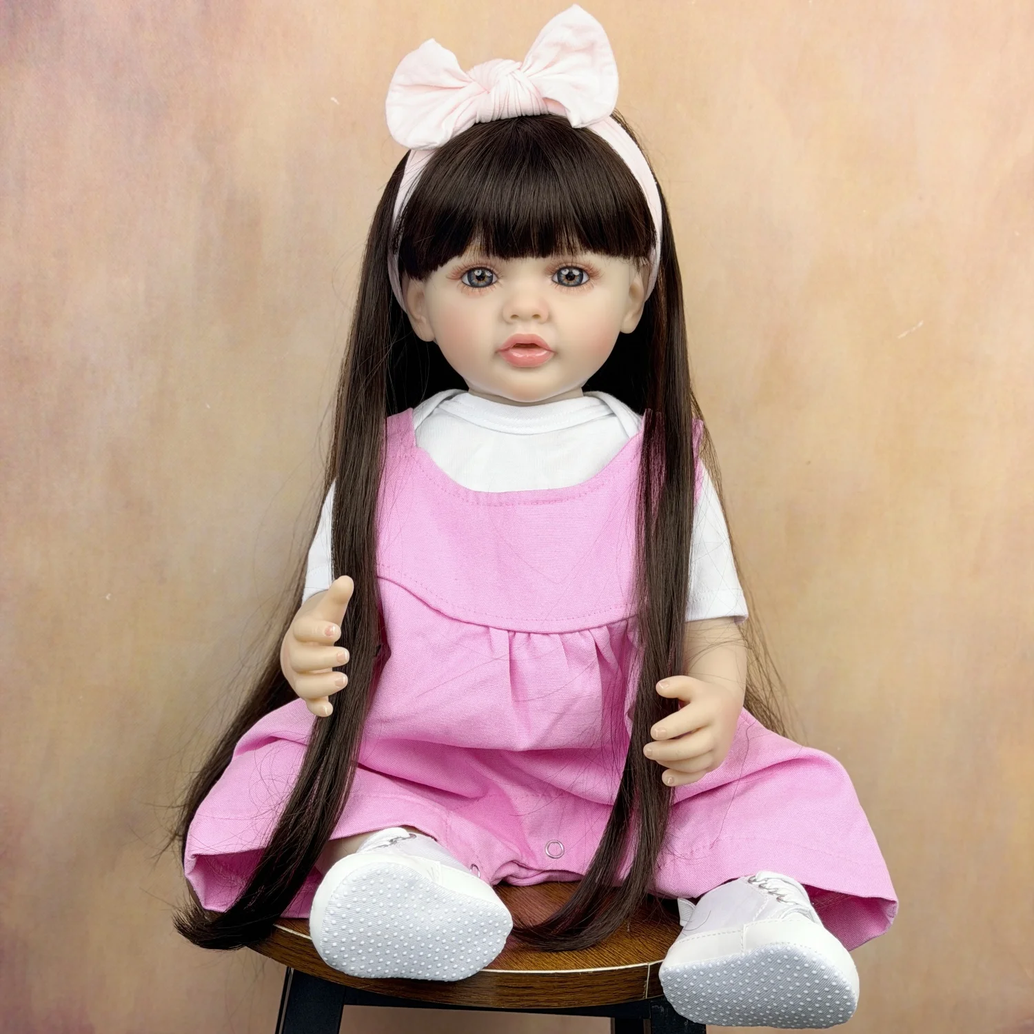 BZDOLL 55 CM Full Soft Vinyl Lifelike Princess Doll 22 Inch, Realistic Toddler Art Bebe Reborn Baby Birthday Gifts for Children
BZDOLL 55 CM Full Soft Vinyl Lifelike Princess Doll 22 Inch, Realistic Toddler Art Bebe Reborn Baby Birthday Gifts for Children