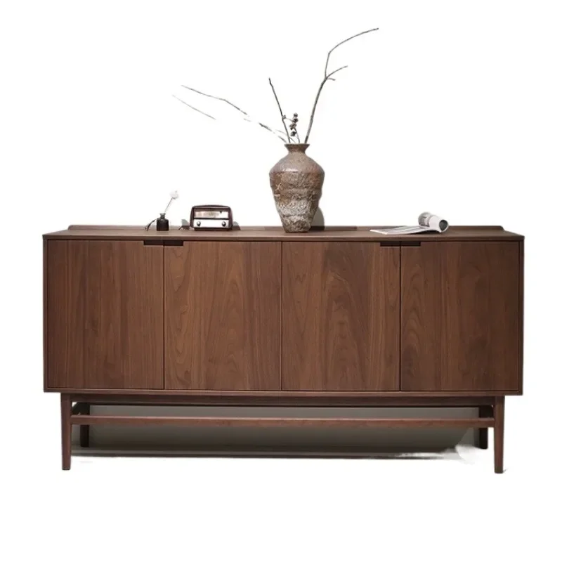 North American walnut side cabinet solid wood high-end wall locker
North American walnut side cabinet solid wood high-end wall locker