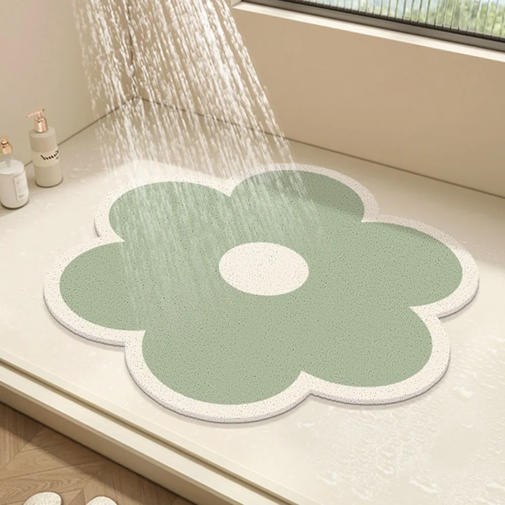 Small Carpet PVC Flower Shape Bath Mat Non Slip Water Absorbent Bathroom Rug Quick Drying Hollow Doormat Shower
Small Carpet PVC Flower Shape Bath Mat Non Slip Water Absorbent Bathroom Rug Quick Drying Hollow Doormat Shower