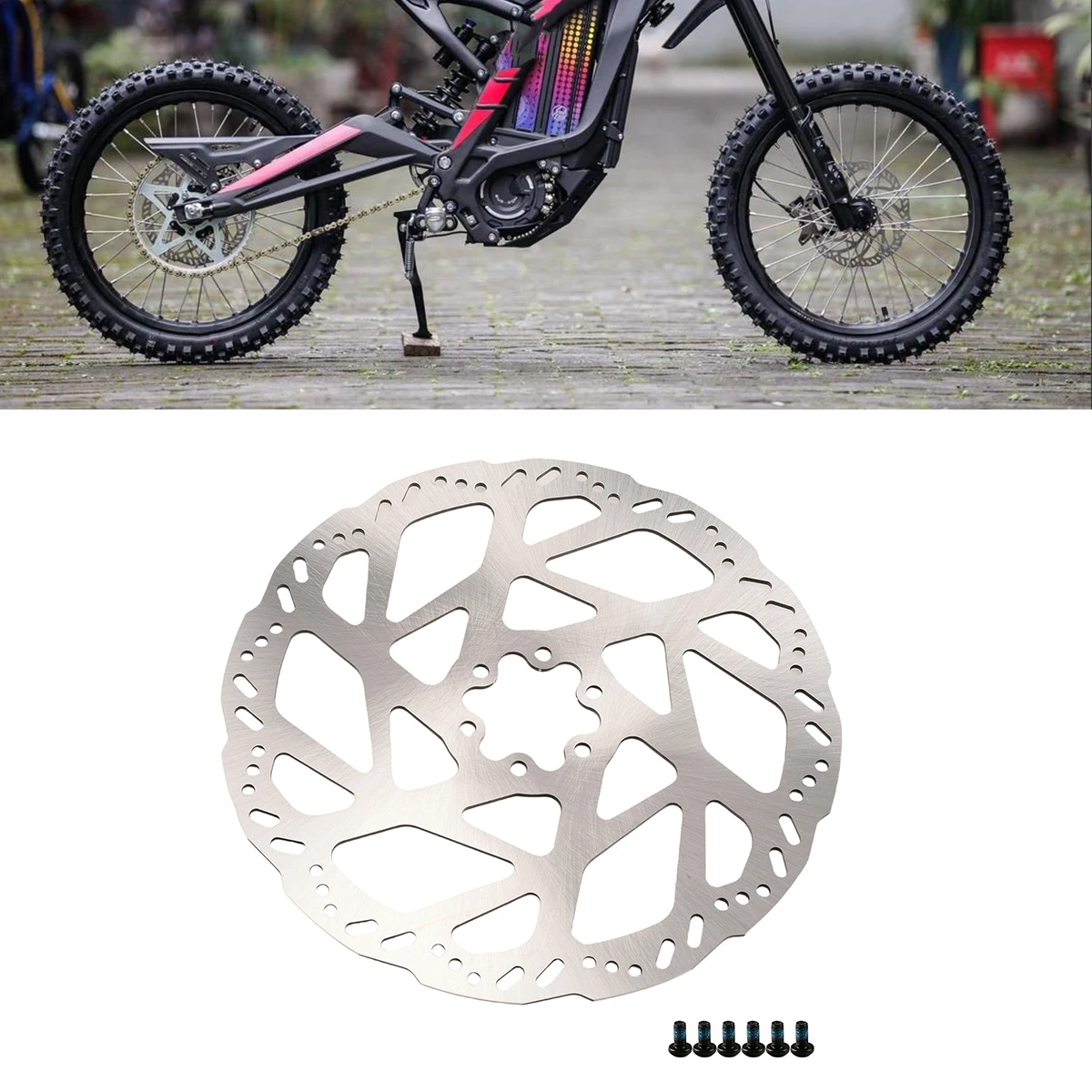 Motorcycles Accessories Front Rear Brake Discs Brake Pads Steel For Sur-Ron Sur Ron Surron X S Off-Road Electric Vehicle
Motorcycles Accessories Front Rear Brake Discs Brake Pads Steel For Sur-Ron Sur Ron Surron X S Off-Road Electric Vehicle