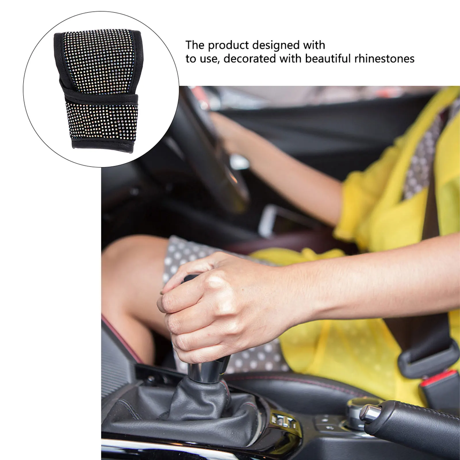 Crystal Car Gear Cover Rhinestone Decor Flannel Knob Protector Waterproof Durable Luxurious Auto Accessories
Crystal Car Gear Cover Rhinestone Decor Flannel Knob Protector Waterproof Durable Luxurious Auto Accessories