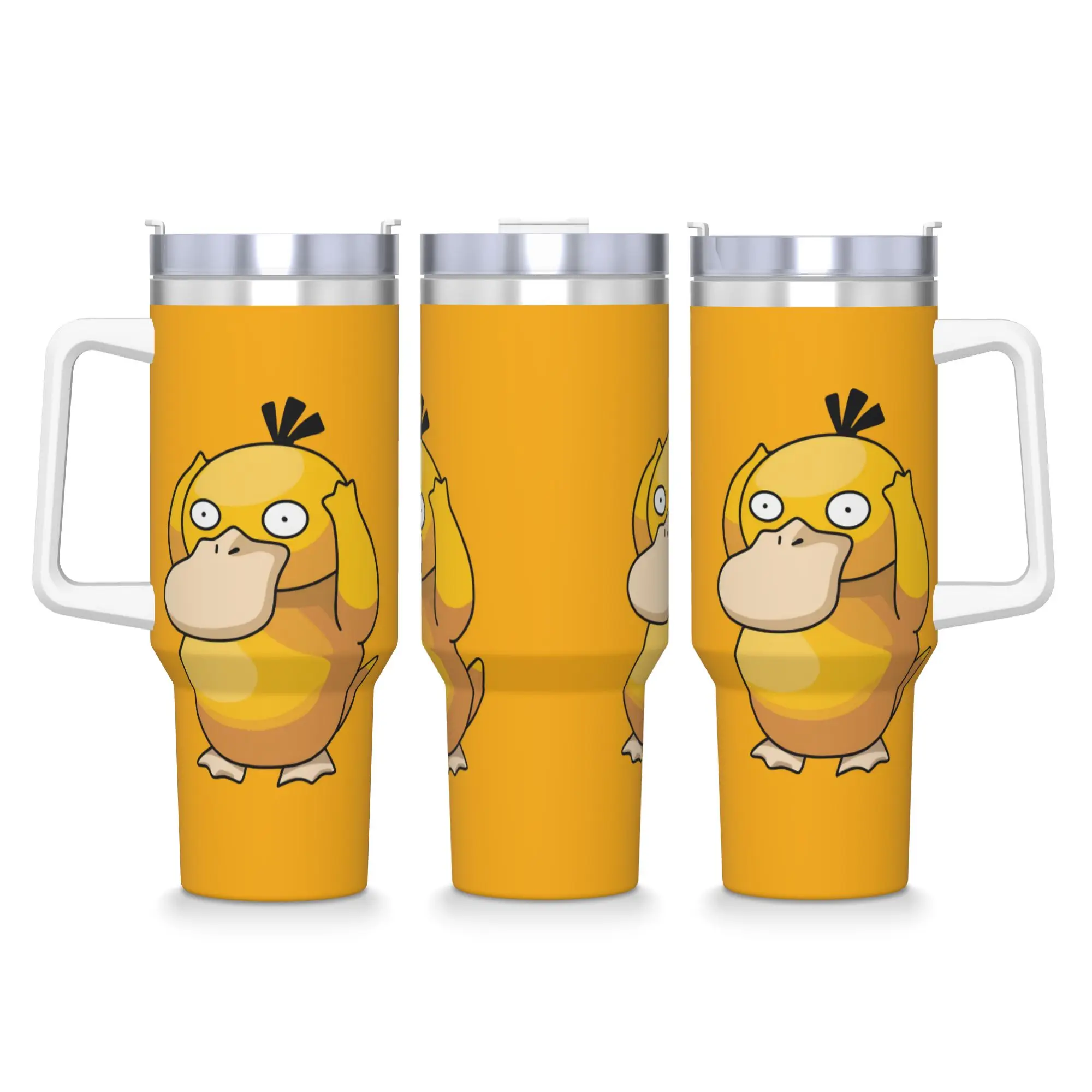 Psyduck Manga Stainless Steel Tumbler Travel Thermal Cups With Straws and Lid 40oz Mugs Cup Hot Drinks Water Bottle
Psyduck Manga Stainless Steel Tumbler Travel Thermal Cups With Straws and Lid 40oz Mugs Cup Hot Drinks Water Bottle