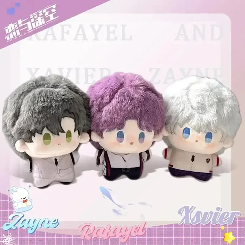 Аниме-игра Love And Deepspace Xavier Zayne Rafayel Kawaii, хлопковая кукла-морская звезда, брелок для тела, сумка, подвеска, игрушечные фигурки, подарок
Аниме-игра Love And Deepspace Xavier Zayne Rafayel Kawaii, хлопковая кукла-морская звезда, брелок для тела, сумка, подвеска, игрушечные фигурки, подарок