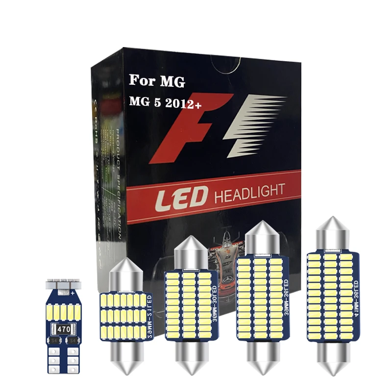 8pcs Canbus Interior Light For MG 5 2012+ Vehicle LED Accessories Car Inside Map Dome Reading Trunk No Error Lamp Bulb Kit
8pcs Canbus Interior Light For MG 5 2012+ Vehicle LED Accessories Car Inside Map Dome Reading Trunk No Error Lamp Bulb Kit