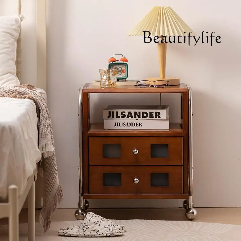 smart home Wheels Organizer Bedside Table Shelf Designer Unique Cabinet Bed Table Bedroom Storage Drawers Mesita Noche Home Furn
smart home Wheels Organizer Bedside Table Shelf Designer Unique Cabinet Bed Table Bedroom Storage Drawers Mesita Noche Home Furn