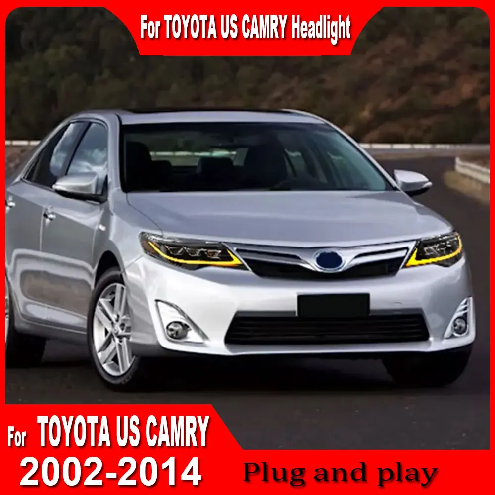 Car Headlights Assembly For Toyota Camry 2012 2013 2014 US Version Head Front Lamps Assembly DRL Headlamp Accessories
Car Headlights Assembly For Toyota Camry 2012 2013 2014 US Version Head Front Lamps Assembly DRL Headlamp Accessories