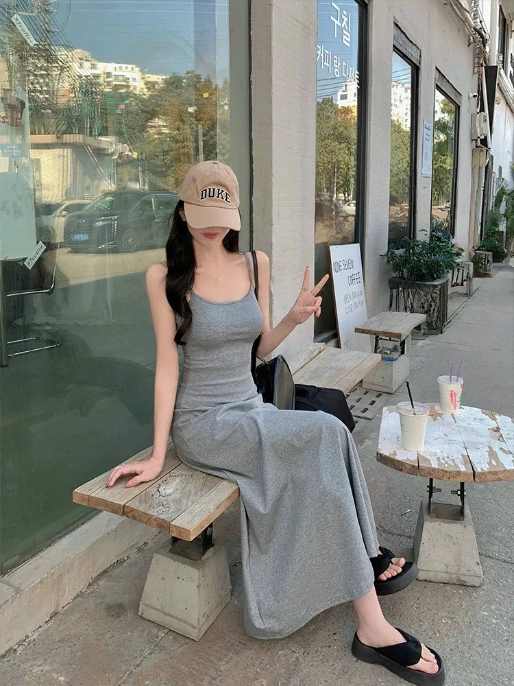 Cotton Spaghetti-Strap Maxi Dress: Sexy Summer Dress for Women, Slim-Fit, Elegant Beach Vacation Dress, Spaghetti-Strap Dress
Cotton Spaghetti-Strap Maxi Dress: Sexy Summer Dress for Women, Slim-Fit, Elegant Beach Vacation Dress, Spaghetti-Strap Dress