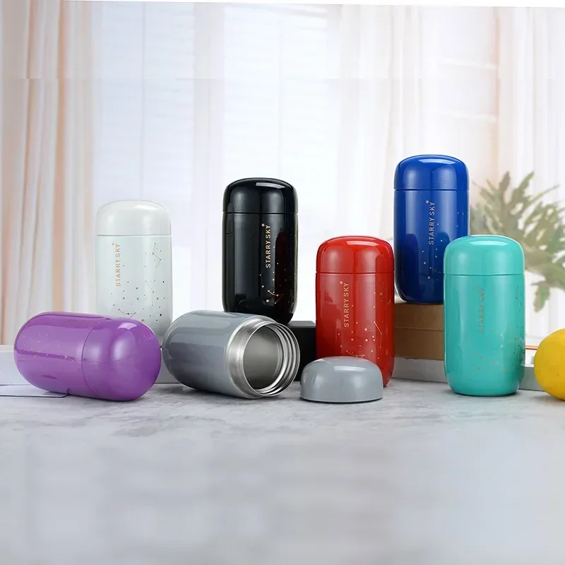 Keelorn Thermos Bottle Starry Sky Mini Small Capacity Leakproof Coffee Mug 304 Stainless Steel Vacuum Flask 200ML Thermo
Keelorn Thermos Bottle Starry Sky Mini Small Capacity Leakproof Coffee Mug 304 Stainless Steel Vacuum Flask 200ML Thermo