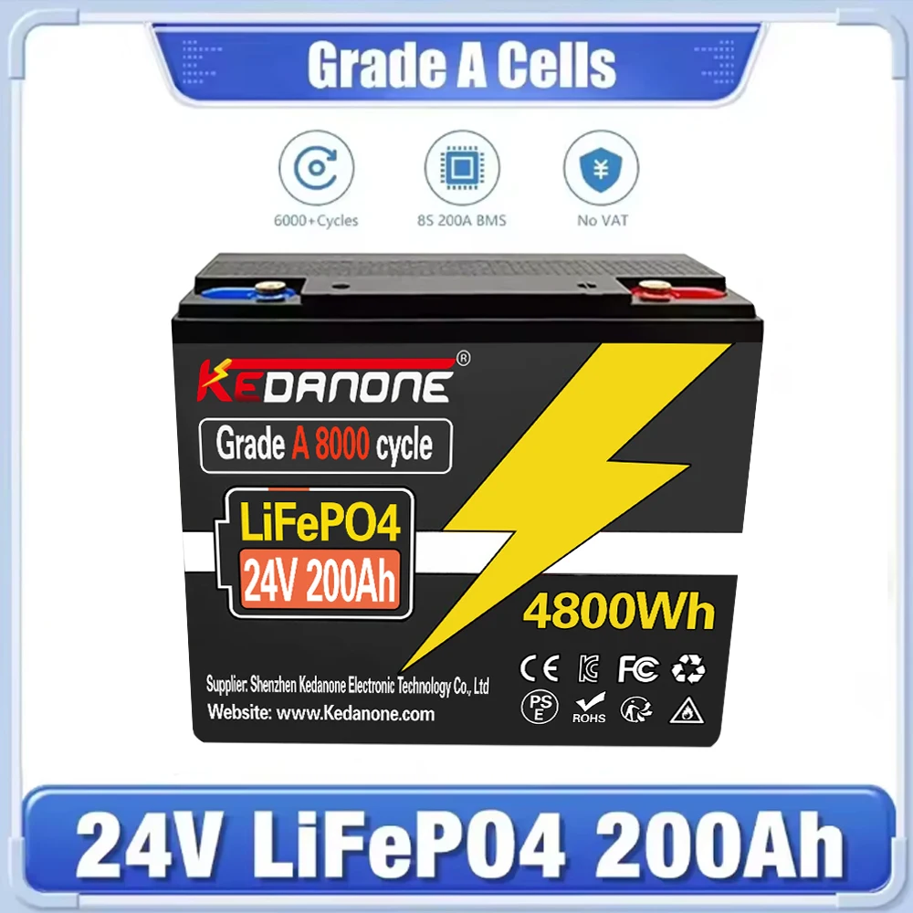✋24V 120Ah 150Ah 180Ah 200Ah 220Ah LiFePO4 Battery, Built-in 200A BMS Rechargeable Battery for Inverter Solar RV No Tax
✋24V 120Ah 150Ah 180Ah 200Ah 220Ah LiFePO4 Battery, Built-in 200A BMS Rechargeable Battery for Inverter Solar RV No Tax