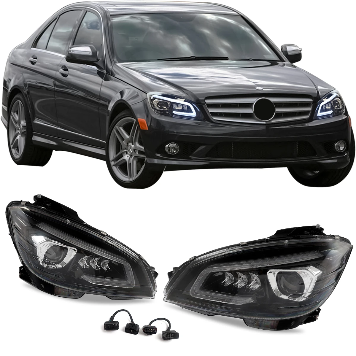 Фара с правым приводом для Mercedes C Class W204 S204 C180 C200CDI C300 C350 2007-2011, светодиодная фара, автомобильные аксессуары
Фара с правым приводом для Mercedes C Class W204 S204 C180 C200CDI C300 C350 2007-2011, светодиодная фара, автомобильные аксессуары