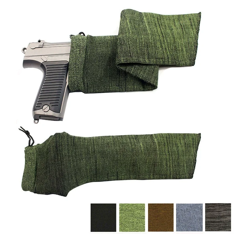 14" Airsoft Pistol Gun Sock Polyester Silicone Treated Moistureproof Handgun Cover Case Storage Sleeve Durable Holster Bag
14" Airsoft Pistol Gun Sock Polyester Silicone Treated Moistureproof Handgun Cover Case Storage Sleeve Durable Holster Bag