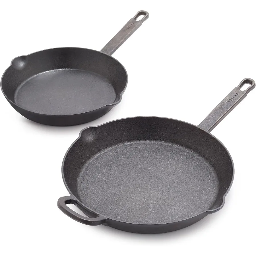 GreenPan x Bobby Flay Cast Iron Pre-Seasoned 8 and 10 Frying Pan let Set Professional Grade Heavy Duty Pour Spouts Induction Ve
GreenPan x Bobby Flay Cast Iron Pre-Seasoned 8 and 10 Frying Pan let Set Professional Grade Heavy Duty Pour Spouts Induction Ve