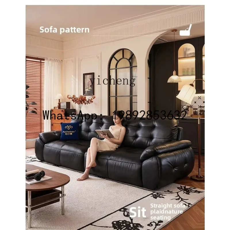 Cloud Leather Electric Sofa Bed Italian Retro Style Living Room Study Multifunctional Retractable
Cloud Leather Electric Sofa Bed Italian Retro Style Living Room Study Multifunctional Retractable