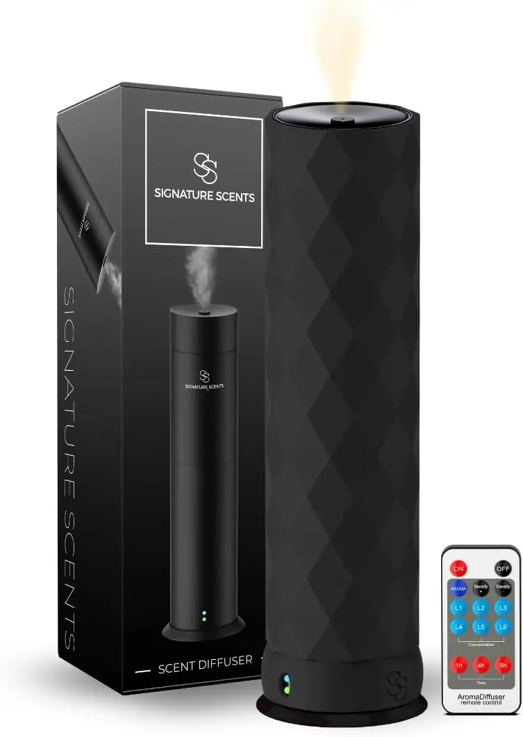 Waterless Essential Oil Hotel Scent Diffuser - Cold Air Diffuser - Covers 1000 sq. ft. - Waterless Diffuser for Home, Office & H
Waterless Essential Oil Hotel Scent Diffuser - Cold Air Diffuser - Covers 1000 sq. ft. - Waterless Diffuser for Home, Office & H