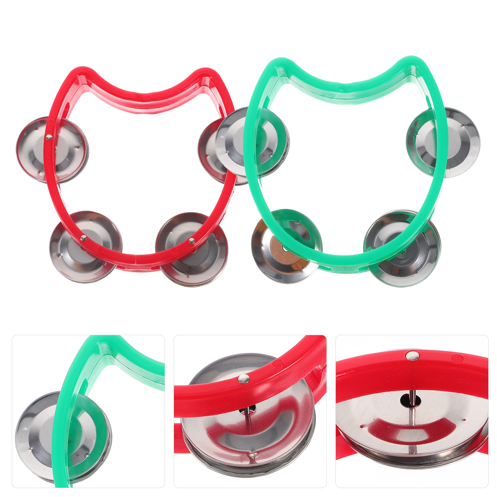 4 Pcs Bells Red Green Colorful H Bells Music Instruments for Beginners Party Tambourine Lightweight
4 Pcs Bells Red Green Colorful H Bells Music Instruments for Beginners Party Tambourine Lightweight