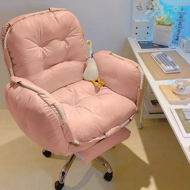 Luxury Makeup Office Chair Ergonomic Throne Vanity Salon Desk Office Chair Comfortable Computer Nordic Muebles Trendy Furniture
Luxury Makeup Office Chair Ergonomic Throne Vanity Salon Desk Office Chair Comfortable Computer Nordic Muebles Trendy Furniture