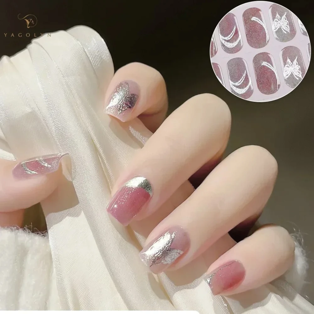 20Tips Semi Cured Gel Nail Fashion Shiny Nail Care Sticker UV Lamp Hardening Durable Gel Nail Sticker Decoration
20Tips Semi Cured Gel Nail Fashion Shiny Nail Care Sticker UV Lamp Hardening Durable Gel Nail Sticker Decoration