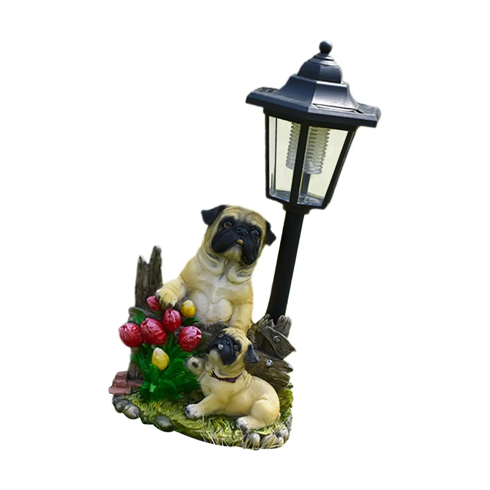 Patio Dog Figurine Solar Powered Light Cute 5.9x4.9x13.3inch Outdoor Decoration Lawn Ornament for Balcony Multifunctional
Patio Dog Figurine Solar Powered Light Cute 5.9x4.9x13.3inch Outdoor Decoration Lawn Ornament for Balcony Multifunctional