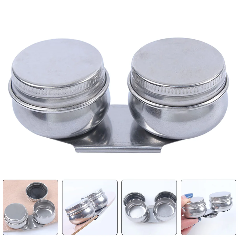 Stainless Steel Dual Oil Pot For Oil Painting Watercolor Leak Proof Clip Medium Mixing Container Brush Cleaner
Stainless Steel Dual Oil Pot For Oil Painting Watercolor Leak Proof Clip Medium Mixing Container Brush Cleaner