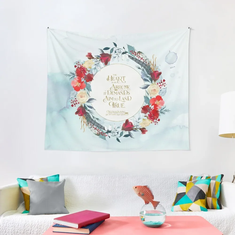 The heart is an arrow... Six of Crows Quote Tapestry Room Decor Aesthetic Outdoor Decoration Tapestry
The heart is an arrow... Six of Crows Quote Tapestry Room Decor Aesthetic Outdoor Decoration Tapestry