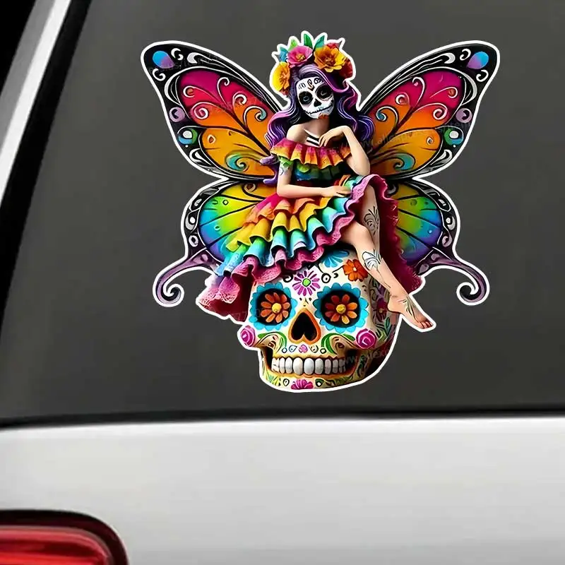 Skeleton and Butterfly Fairy Car Sticker Vinyl Decal Waterproof Rear Window Motorcycle Camper Bumper Laptop Decoration Y913
Skeleton and Butterfly Fairy Car Sticker Vinyl Decal Waterproof Rear Window Motorcycle Camper Bumper Laptop Decoration Y913