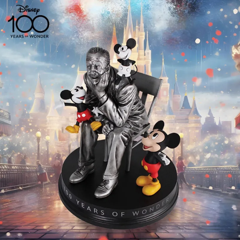 Disney Original Garage Kit Mickey Mouse The 100th Anniversary Ornament of Walt and Mickey Anime Figures Toys for Boys Gift Model
Disney Original Garage Kit Mickey Mouse The 100th Anniversary Ornament of Walt and Mickey Anime Figures Toys for Boys Gift Model